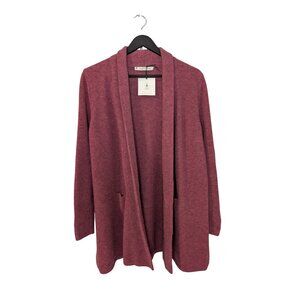 NWT Mansted 100% Lambswool Longline Open Front Cardigan - Size S (Oversized)
